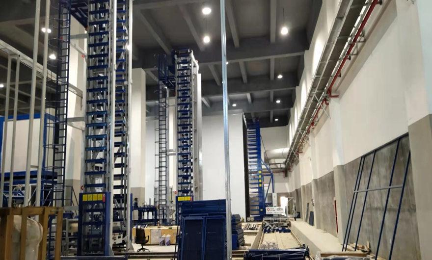 項(xiàng)目現(xiàn)場(chǎng)|泉工股份ZN1200S全自動(dòng)砌塊成型機(jī)生產(chǎn)線(xiàn)于華東已經(jīng)進(jìn)入安裝階段